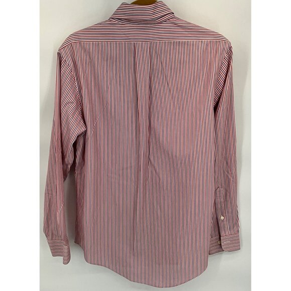Brooks Brothers‎ Men's Red & White Striped The Original Polo Shirt Supima Cotton - Picture 5 of 6